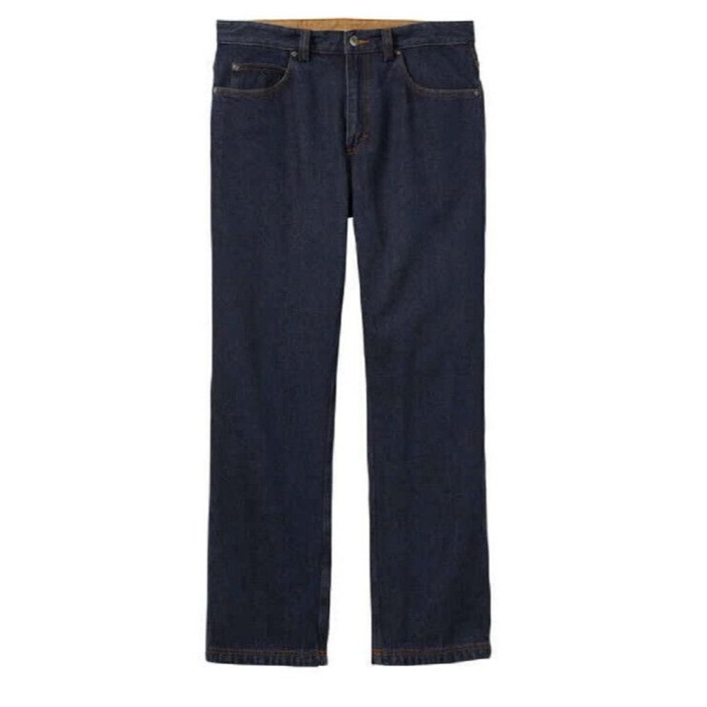 Duluth Trading Co Mens‎ Ballroom Relaxed Fit Jeans Dark Denim 37 x 30 Unworn New